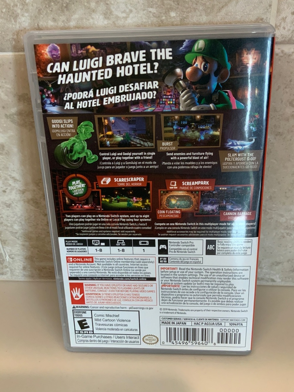 Luigi's Mansion 3 Nintendo Switch Game E-Everyone Multiplayer Game - Picture 2 of 9